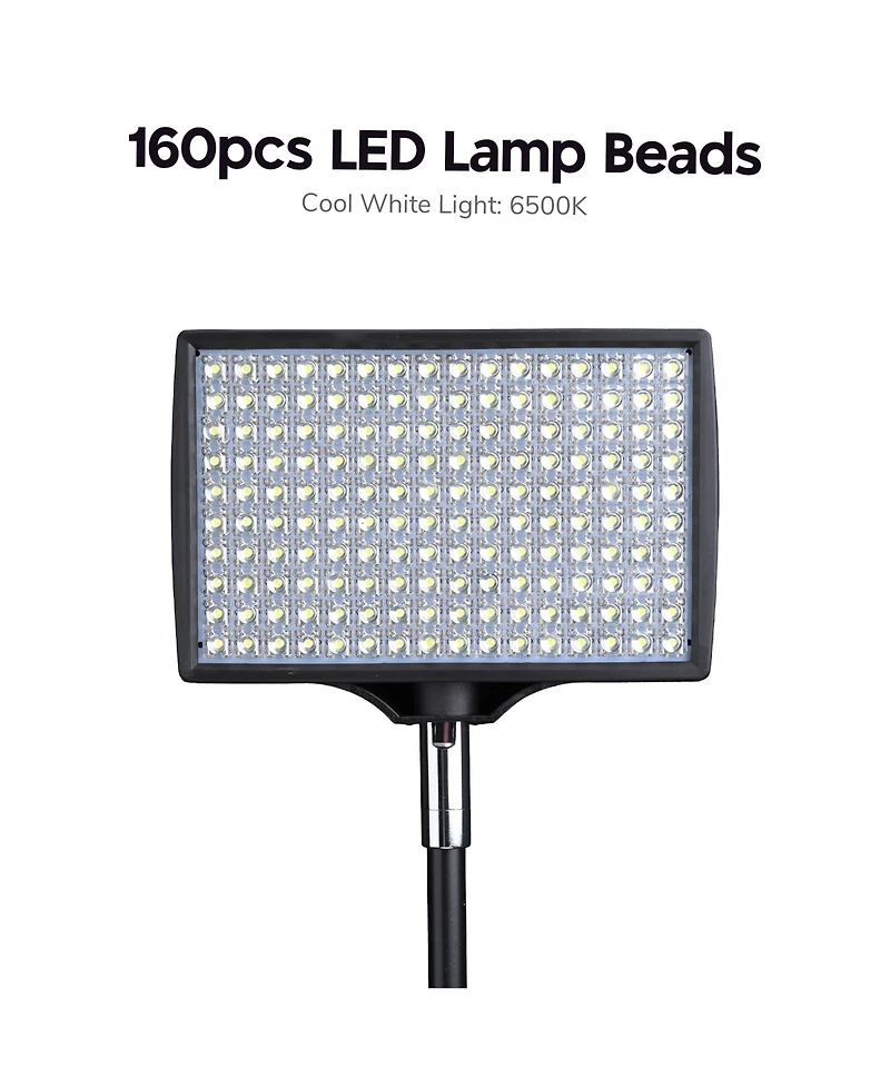 12W Led Trade Show Light 6500K Popup Booth Exhibit Back Drop Lighting 4 Pack