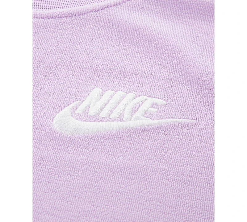 Nike Little Girls Let's Roll Towel Terry T-Shirt & Shorts, 2 Piece Set