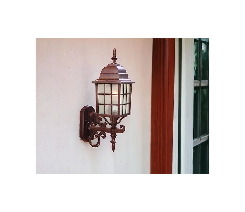 Window Pane Lantern Wall Sconce for Entryway Hallway or Patio