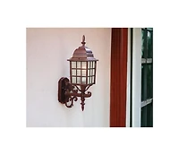 Window Pane Lantern Wall Sconce for Entryway Hallway or Patio