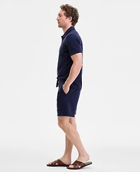 Club Room Men's Solid Terry Cloth Shorts, Exclusively at Macy's