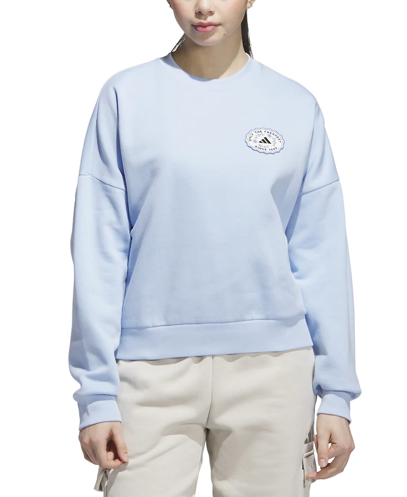 adidas Women's Farmers Market Graphic Relaxed Sweatshirt