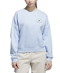 adidas Women's Farmers Market Graphic Relaxed Sweatshirt