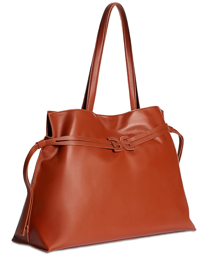 Sam Edelman Poppy Extra Large Leather Drawstring Tote