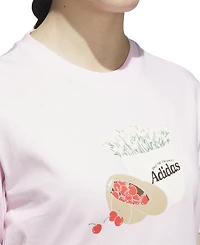 adidas Women's Cotton Farmer's Market Graphic T-Shirt