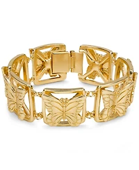 Patricia Nash Gold-Tone Butterfly Link Bracelet