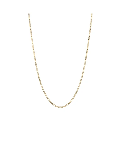 Spero London Rectangular Link Chain Sterling Silver Necklace