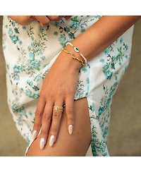 Spero London Multiple Quad Bar Sterling Silver Ring