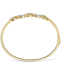 Diamond Link Bangle (1/4 c.t t.w.) in 10k Yellow Gold