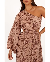Petal and Pup Women's Wren One Shoulder Midi Dress