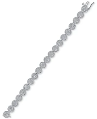 Diamond Halo Bracelet (5 ct. t.w.) in 10k White Gold