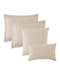 Nestl Ellipse Embossed 5-Pc. Quilt Set, King/California King