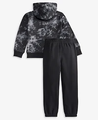 Under Armour Toddler & Little Boys Rival Printed Fleece Hoodie Jogger Pants, 2 Piece Set