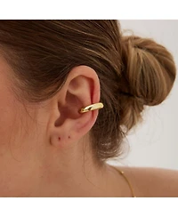 Spero London Chunky Sterling Silver Ear Cuff No Piercing 1 Piece