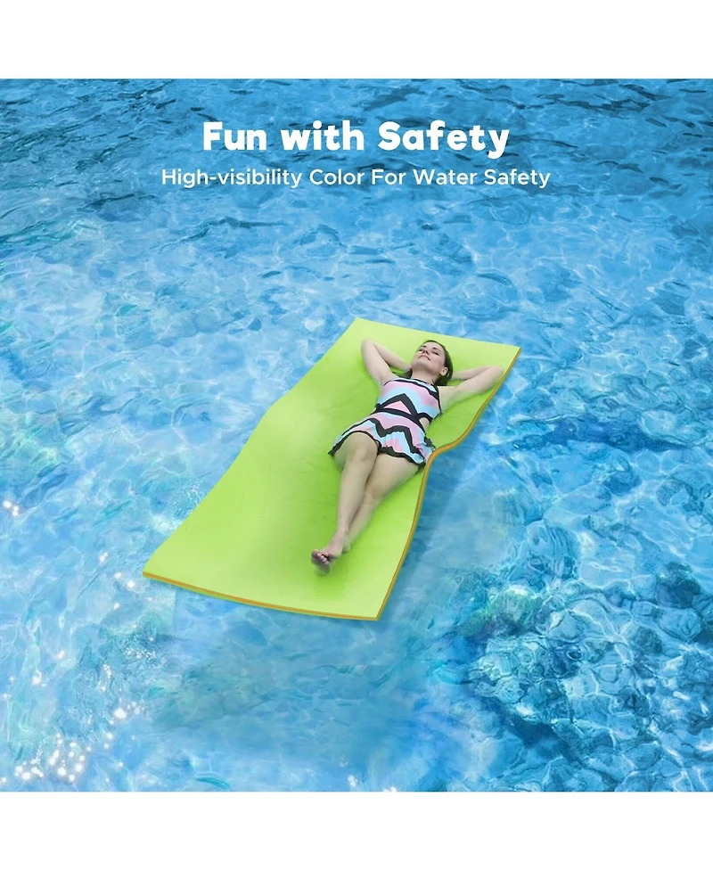 Hallolure Water Floating Mat Foam Pad