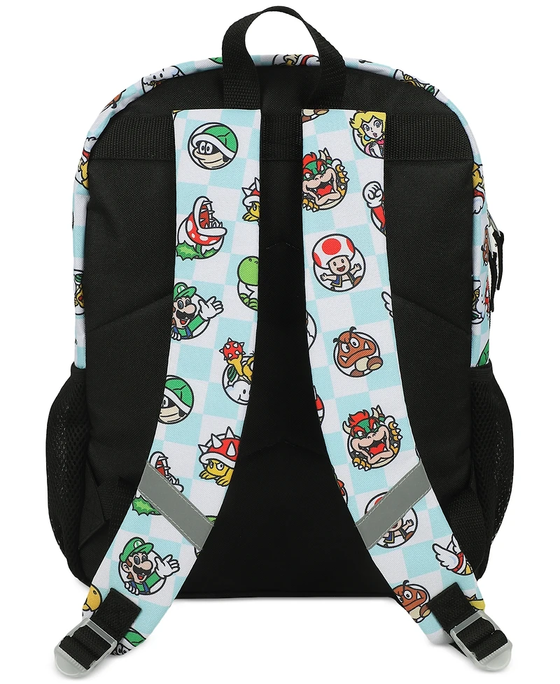 Super Mario Toddler & Little Kids Backpack & Lunch Bag Set