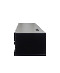 Streamdale 180 Wall Mounted Floating 80" Tv Stand with 20 Color LEDs and Charging Station