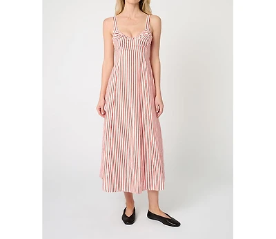 WeWoreWhat Women's Ruched Cup Midi Dress