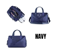 Waterproof Travel Bag with Shoe Slot - Navy