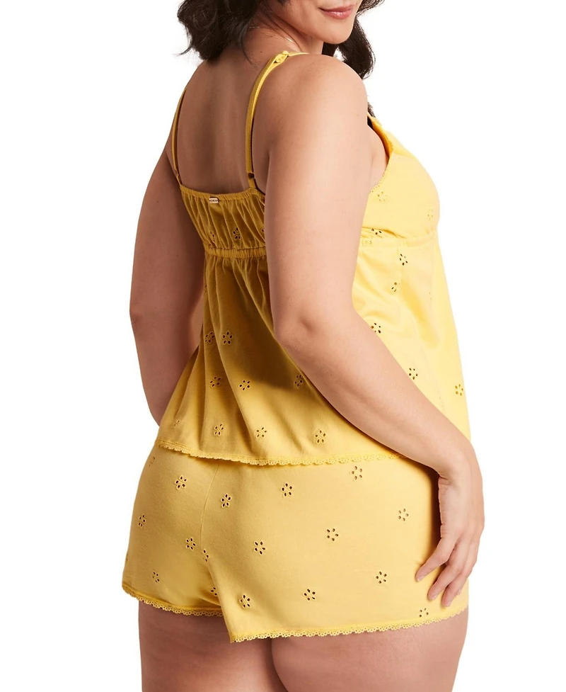 Adore Me Plus Size MaryLou Pajama Cami & Shorts Set