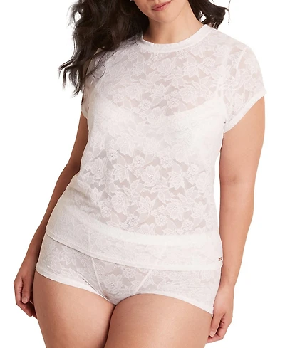 Adore Me Plus Yoko T-Shirt And Shortie Set