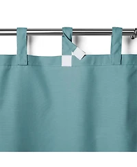 Elrene Home Fashions Matine Solid Tab Top Indoor/Outdoor Window Curtain