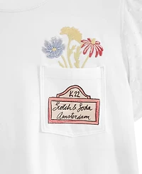 Scotch & Soda Big Girls Denim Group Stretch T-Shirt