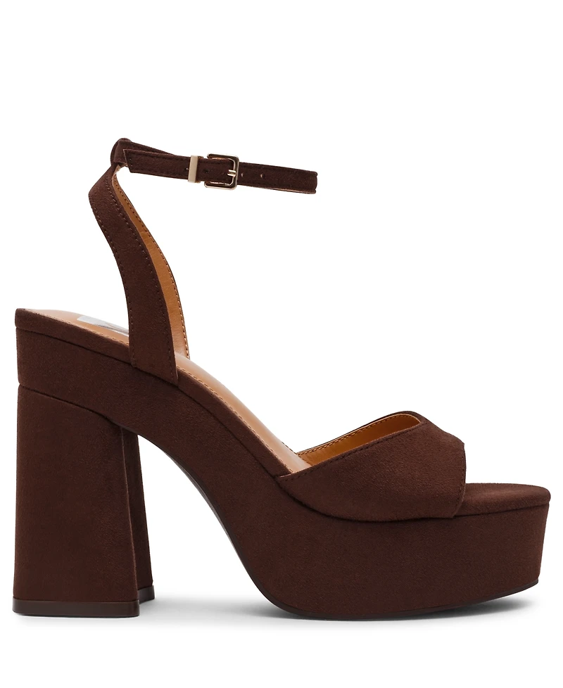 Dv Dolce Vita Women's Wizzard Two-Piece Platform Block Heel Dress Sandals