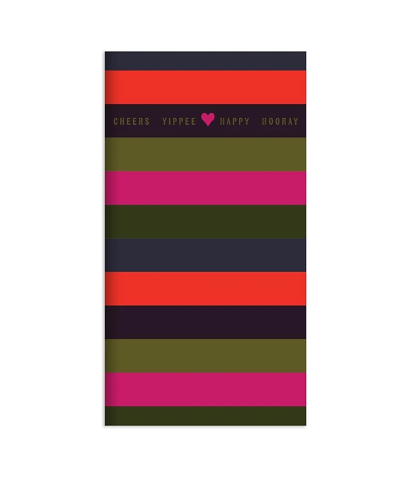 Stripes Perpetual Birthday & Celebration Pocket Book