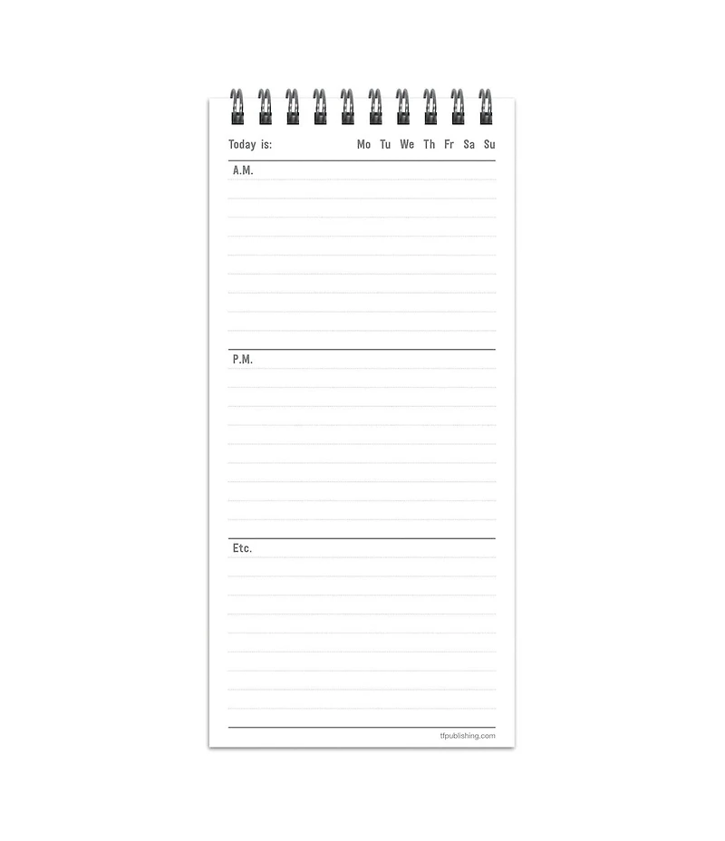 Joy Daily Agenda Planner Pad