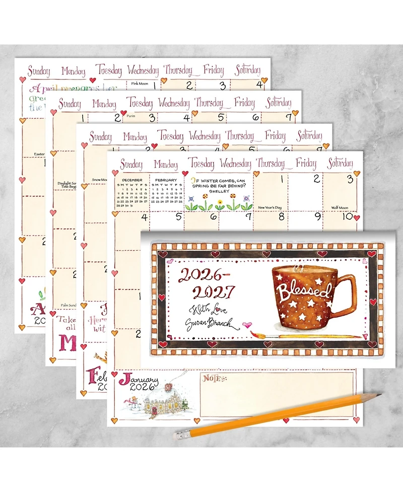 2026-2027 Susan Branch Small Monthly Pocket Planner