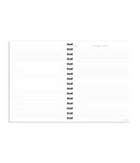 Business Black 7.5"x9" Spiral Lined Journal