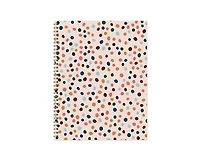 Spotted Dot Boho Undated Large Weekly Monthly Spiral Planner