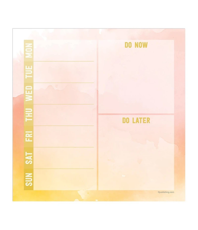Joy Weekly Square Schedule Pad