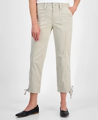 Style & Co Women's Mid Rise Tie-Hem Ankle Pants, Exclusively at Macy's