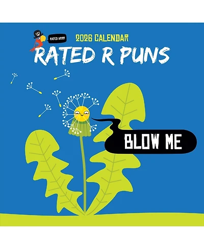 2026 Rated R Puns Wall Calendar