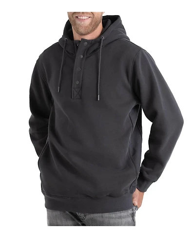 Thorogood Tall Quarter Snap Hoodie, Heavyweight Pullover Workwear Sweatshirt