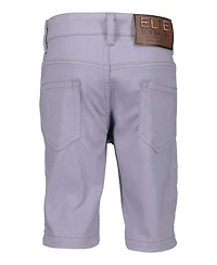 Elie Balleh Big Boys Grey Cotton Twill Short