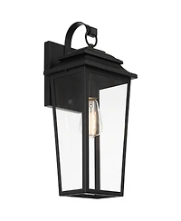 Bellis Verde High Traditional Outdoor Wall Light Fixture Mount Porch House Exterior Outside Lantern Led Bulb Waterproof Weatherproof Textured Black Me