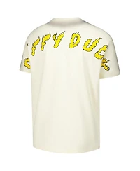 Freeze Max Big Boys and Girls Cream Looney Tunes Hot Rod Daffy T-Shirt