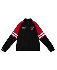 Mitchell & Ness Men's Black Chicago Bulls Mvp 2.0 Full-Zip Track Jacket