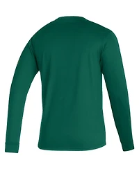 Adidas Men's Green Portland Timbers Vintage Aeroready Long Sleeve T-Shirt