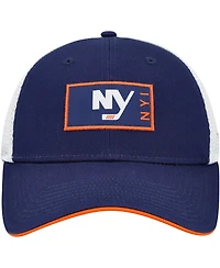 Fanatics Men's Royal New York Islanders Authentic Pro Rink Trucker Adjustable Hat