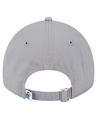 New Era Women's Gray Kansas Jayhawks Logo 9TWENTY Adjustable Hat