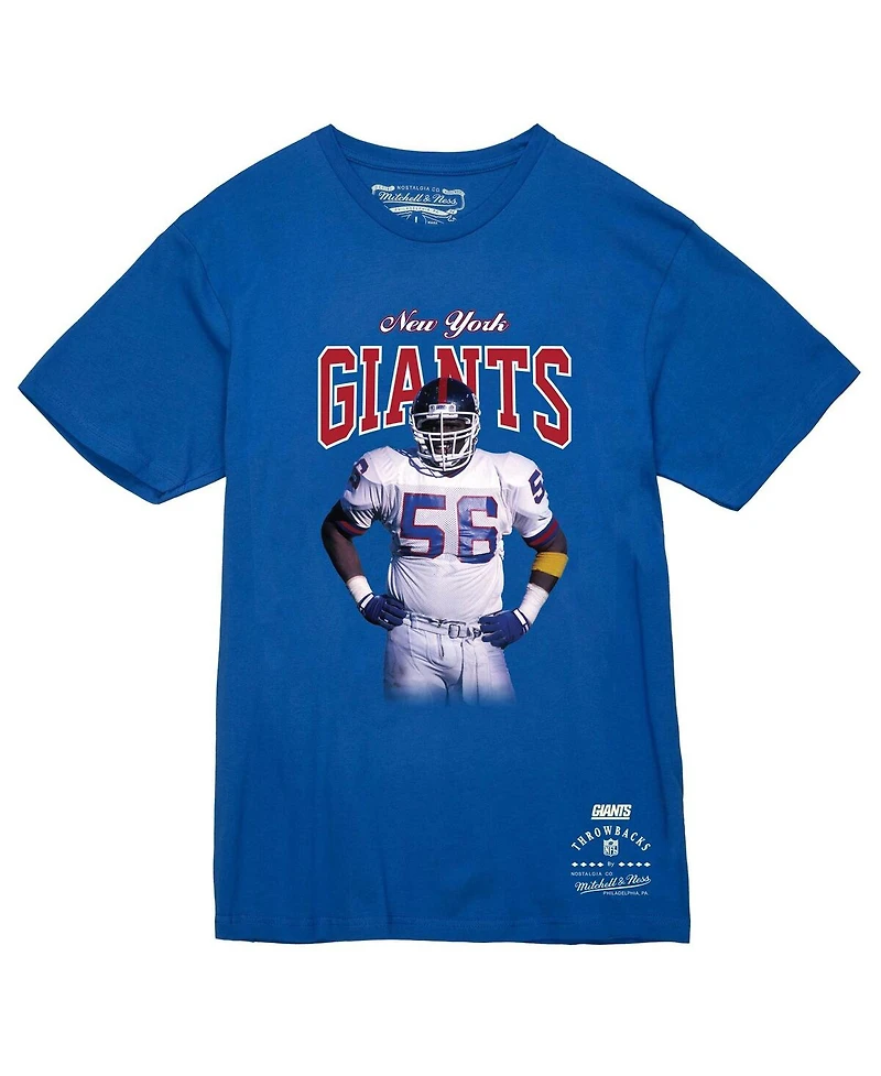 Mitchell & Ness Men's Lawrence Taylor Royal New York Giants Sideline Retired Player T-Shirt