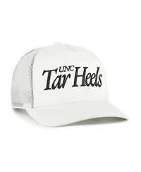 '47 Brand Men's and Women's Cream North Carolina Tar Heels Foundation Script Adjustable Trucker Hat