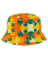 New Era Men's Orange Miami Dolphins Citrus Bucket Hat