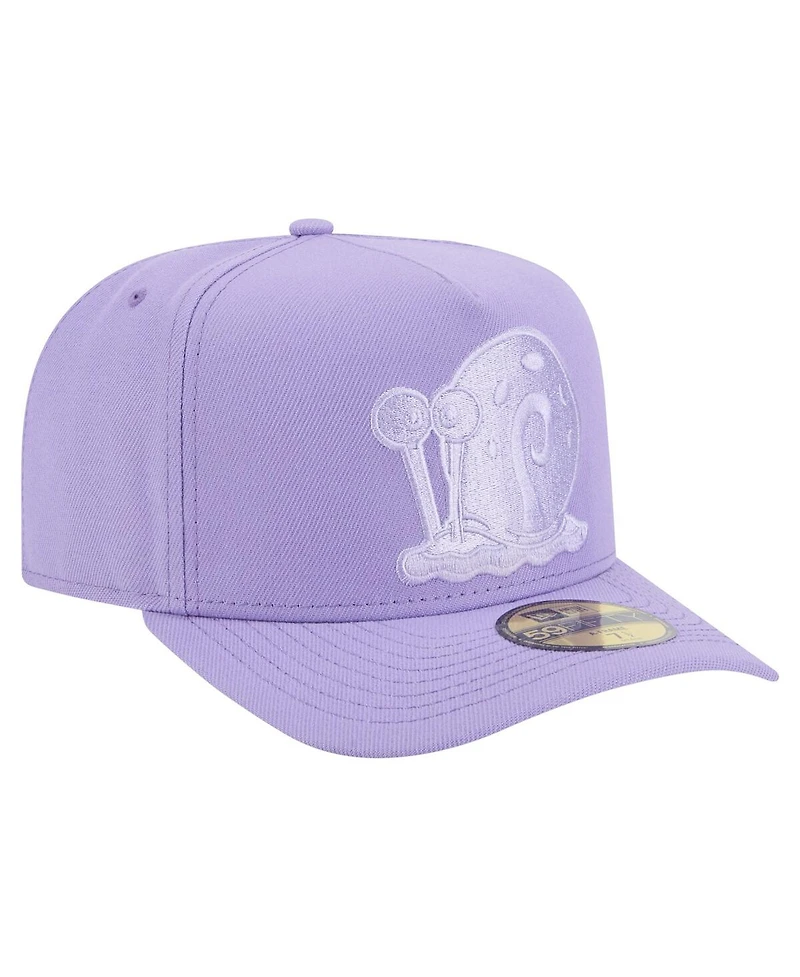 New Era Men's Purple SpongeBob SquarePants A-Frame 59FIFTY Fitted Hat