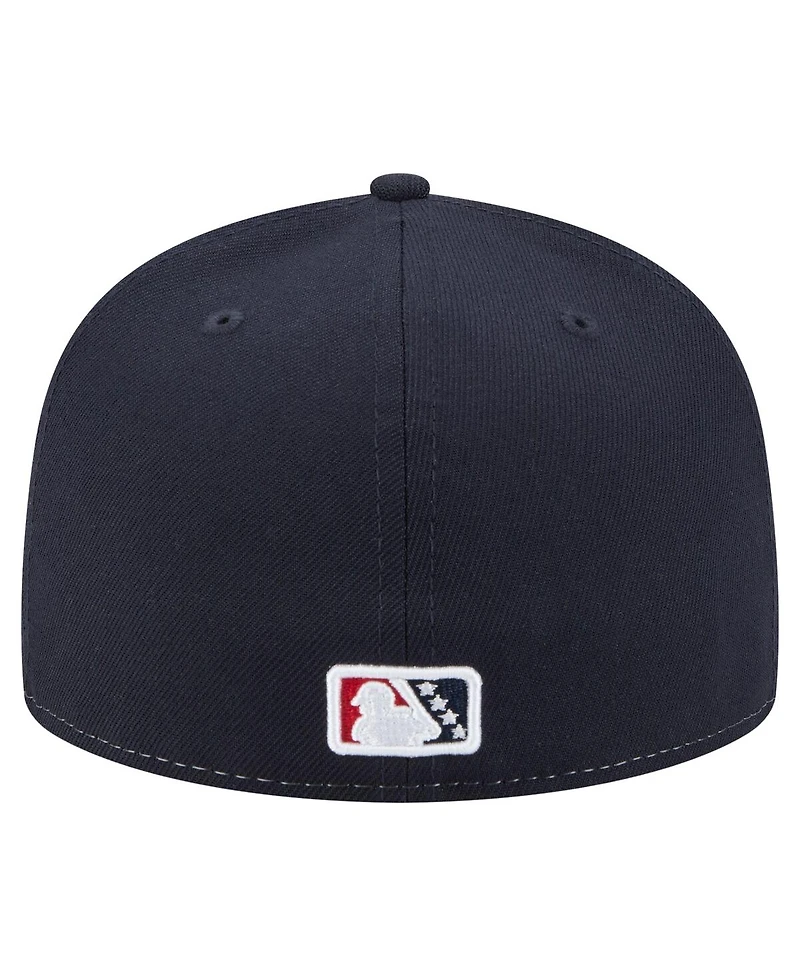 New Era Men's White/Black Nashville Sounds Authentic Collection 59FIFTY Fitted Hat