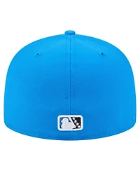 New Era Men's Blue Akron RubberDucks Authentic Collection 59FIFTY Fitted Hat